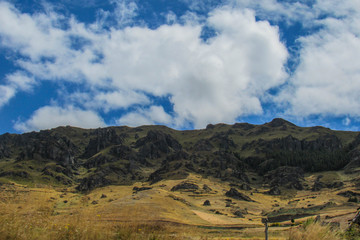 Fototapeta premium clouds over the mountains