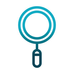 magnifying glass laboratory science and research gradient style icon