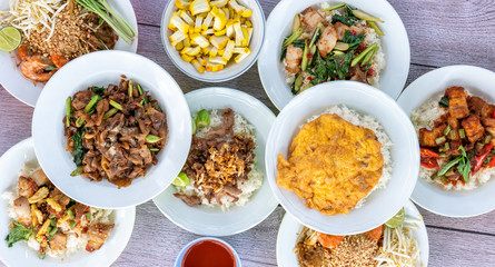 Mixed Thai Food Selections 
