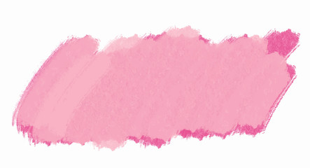 Pink banner watercolor background for your design, watercolor background concept, vector.