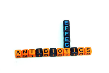 a photo of the arrangement of the letters that form words related to the corona virus disease.