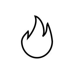 Fire Icon Design Vector Template