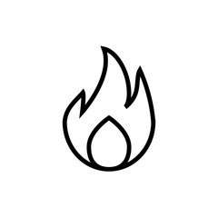 Fire Icon Design Vector Template