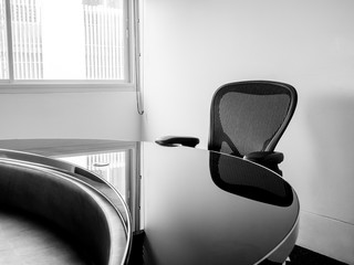 White modern conference room.