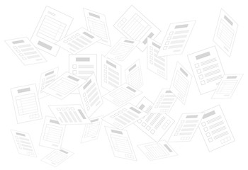 大量の資料（白背景）