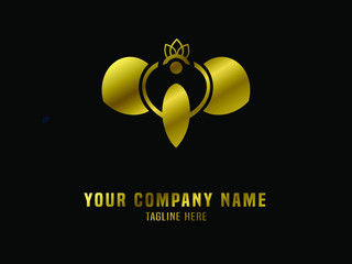 Abstract Logo Vector Gradient Elephant
