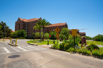 Fototapeta na wymiar Florida State University campus landscape scene