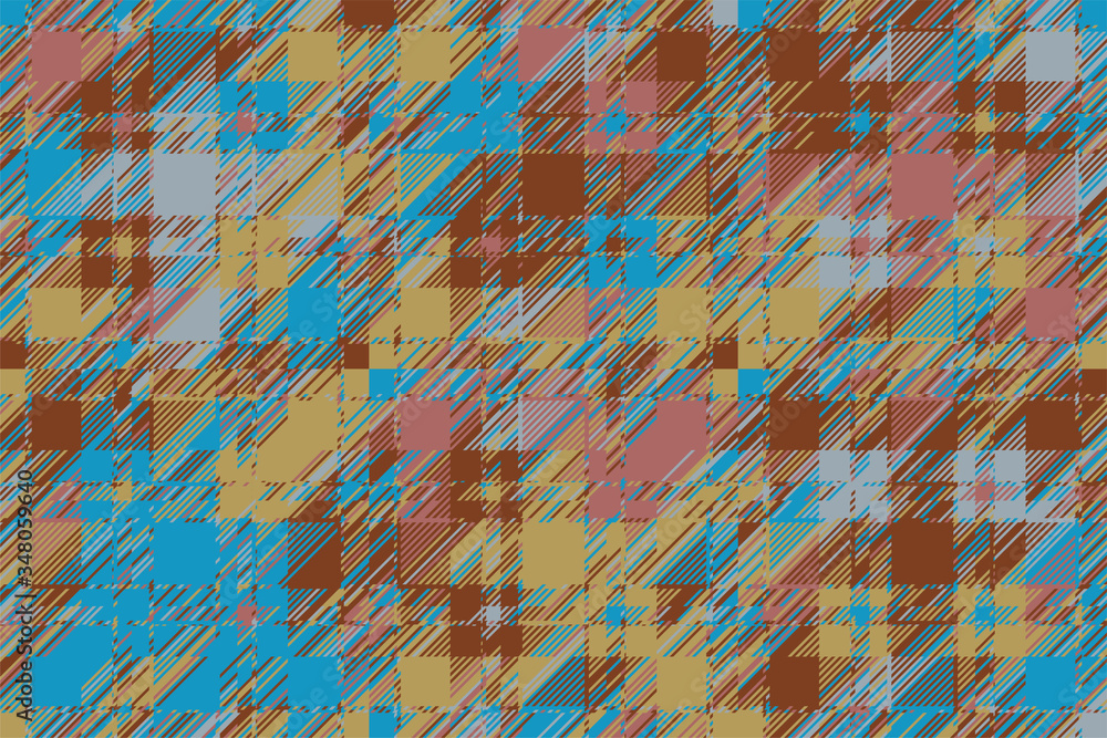 Poster modern glitch background. color geometric abstract pattern vector.