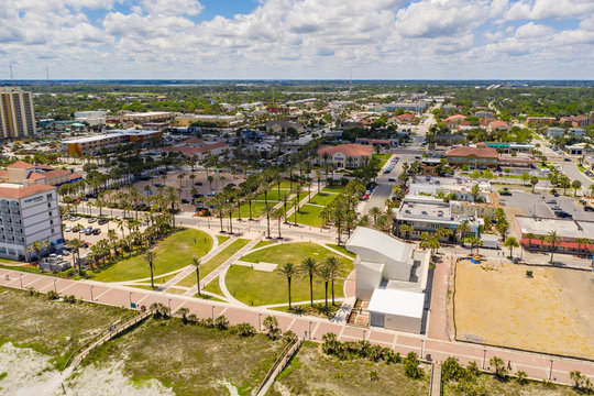 Aerial photo Seawalk Pavilion Jacksonville Beach FL USA