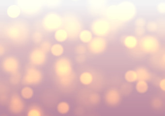 Obraz premium 町明かり イルミネーション 光 玉ぼけ 背景素材