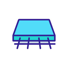 marble drawing material icon vector. marble drawing material sign. color symbol illustration