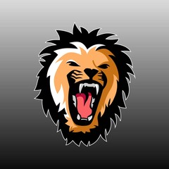 Fototapeta na wymiar Lion esport logo mascot design