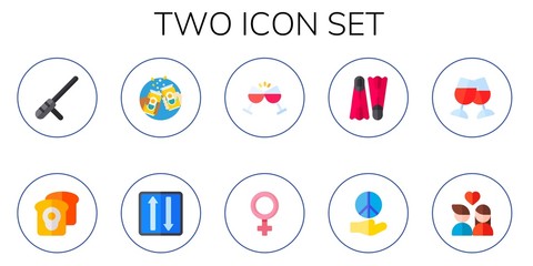 two icon set