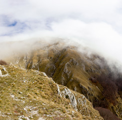 panoramic from the mountain peaks