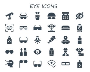 eye icon set