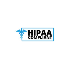 HIPAA Compliance icon isolated on white background