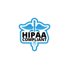 HIPAA Compliance icon isolated on white background