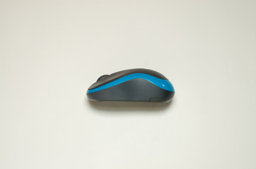 blue computer mouse