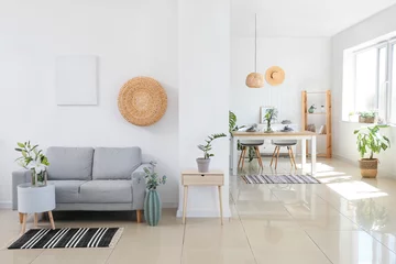 Foto op Plexiglas Interior of modern stylish dining room in studio apartment © Pixel-Shot