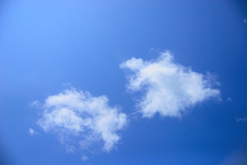Blue sky and cloud for background