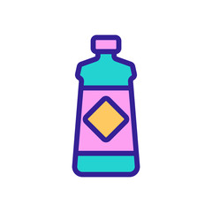 gel for washing dishes icon vector. gel for washing dishes sign. color symbol illustration
