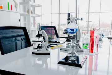 Scientific laboratory equipment in the laboratory.