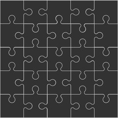 Set puzzle pieces. Texture mosaic background. Vector