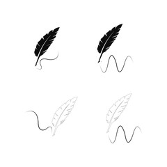 feather pen logo