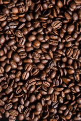 coffee beans, macro shot, background