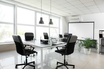 Interior of stylish modern office