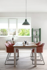 Interior of stylish modern office