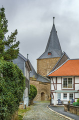 Fototapeta na wymiar Broad Gate, Goslar, Germany