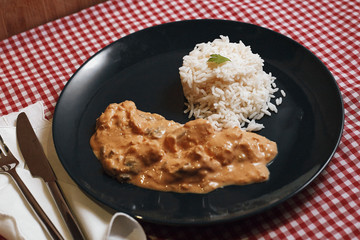 chicken strogonoff in perspective