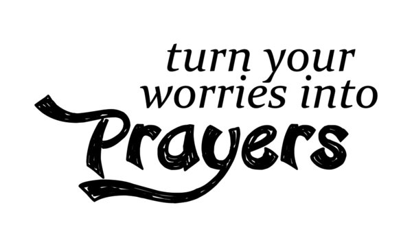 Christian faith, Typography for print or use as poster, card, flyer or T Shirt 
