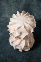 isolate pink zephyr on grey background 