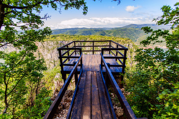 Obraz premium Beautiful Danube River Landscape