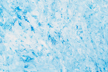 Blue acrylic grunge texture for background