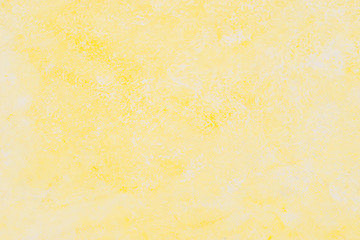 Yellow acrylic grunge texture for background