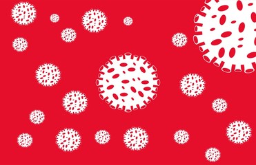 Covid 19 coronavirus design sign banner