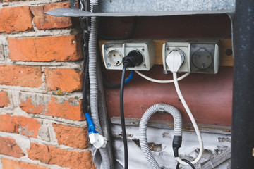 not safe wiring in a private home