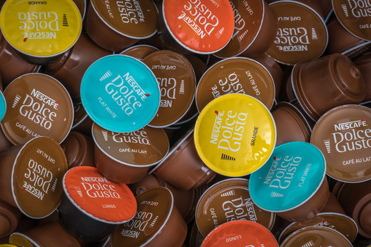 Nescafe Dolce Gusto capsules background