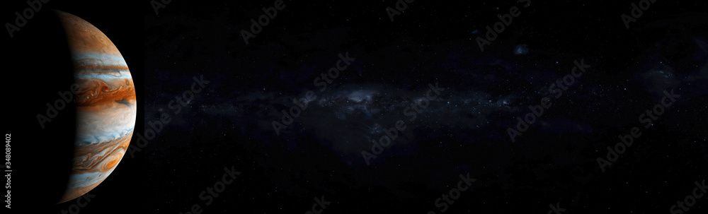 Canvas Prints jupiter in space concept