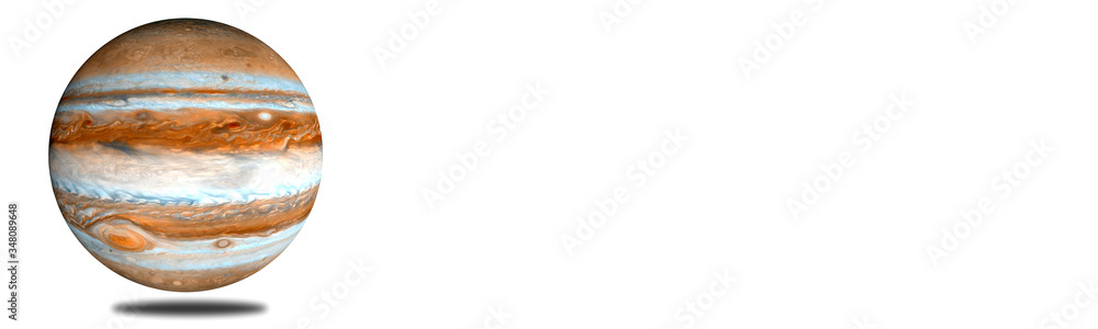 Canvas Prints jupiter on an isolated white background
