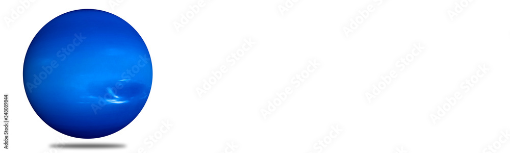 Canvas Prints planet neptune on a white background