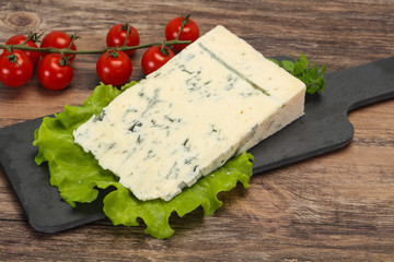 Italian traditional gorgonzola soft cheese