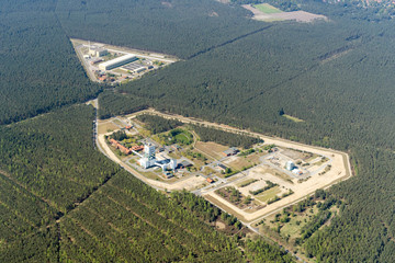 Gorleben Erkundungsbergwerk und Zwischenlager