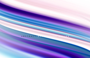 Abstract background - fluid color gradient waves, with dynamic motion line effect. Vector Illustration For Wallpaper, Banner, Background, Card, Book Illustration, landing page