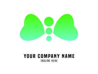 Abstract Logo Vector Gradient Love