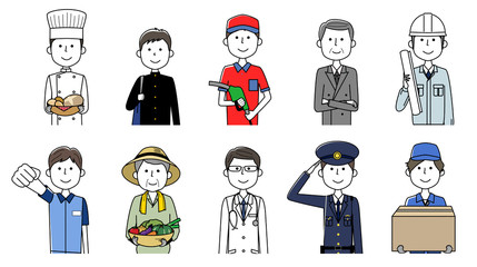 街の人々 働く人