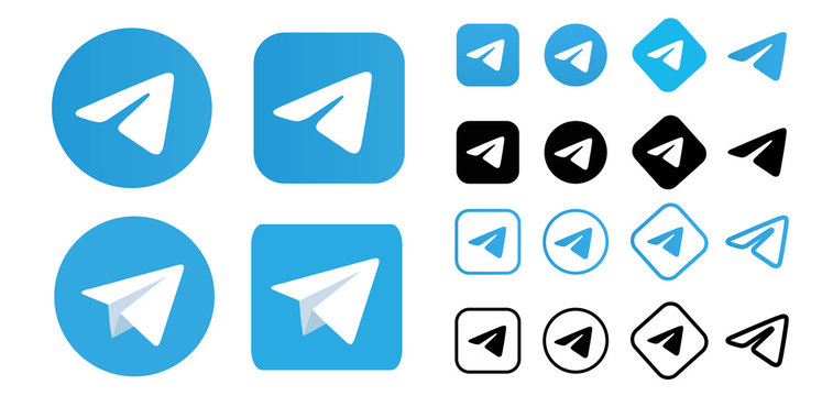 telegram logo. telegram button. telegram vector icon. telegram sign